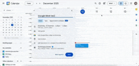 Setting up meeting ing Google Meet