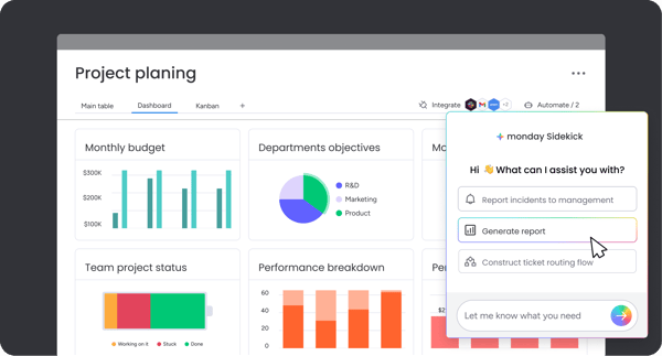 monday AI Work Platform