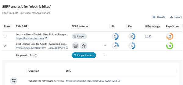 moz interface