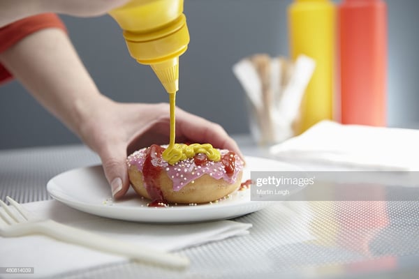 mustard donut