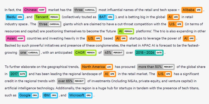 named entity recognition example