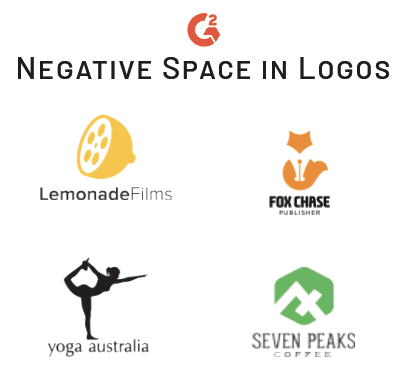 negative space trend in logos
