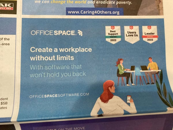 office space newspaper ads