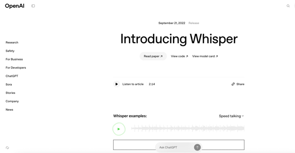 whisper