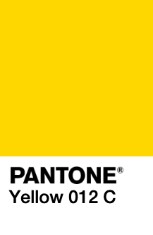 pantone yellow