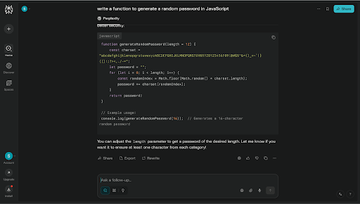 perplexitys function writing