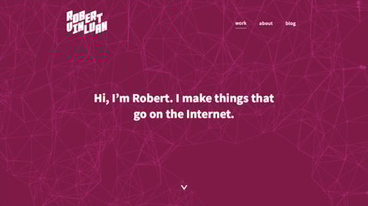 portfolio splash screen