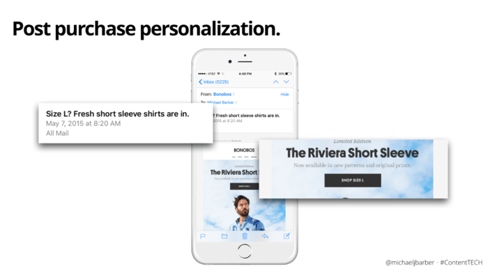 post purchase personalization