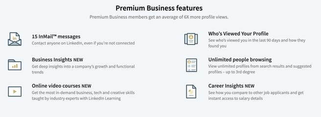 premium business perks list