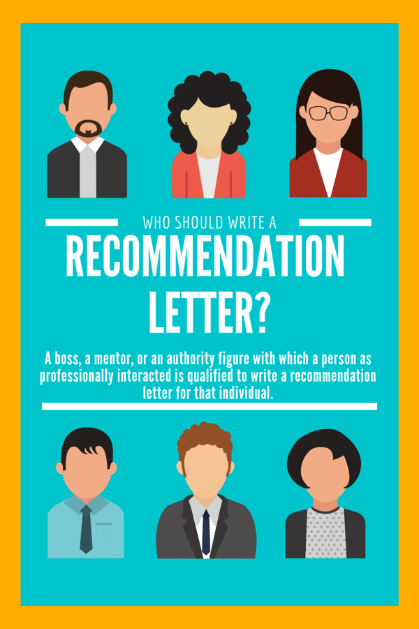 who should write a letter of recommendation