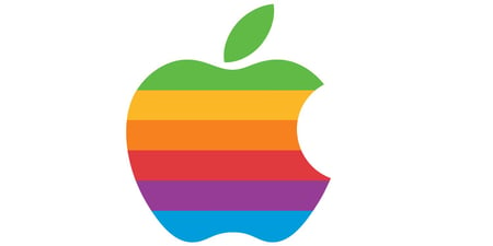 rainbow apple logo