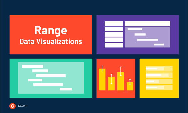 Data visualizations that show ranges