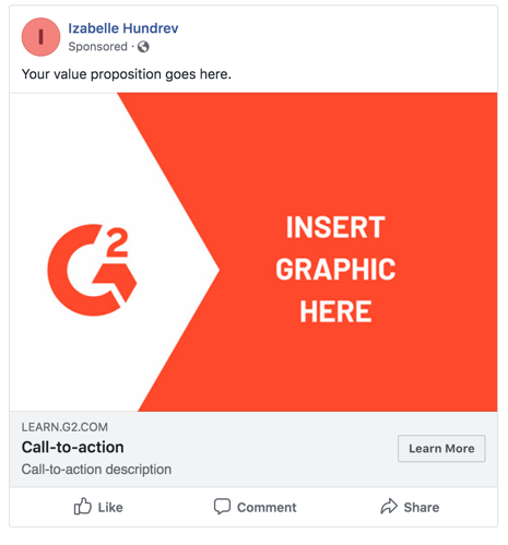 facebook ad example