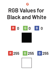 rgb preto e branco