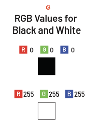 rgb blanco y negro