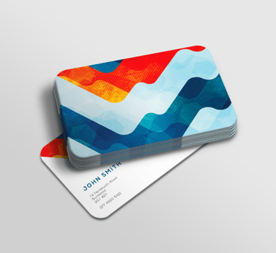rounded business card example