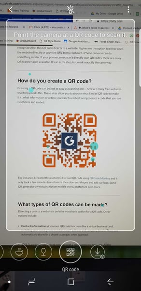 android bixby scan qr code