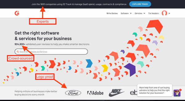 social proof example