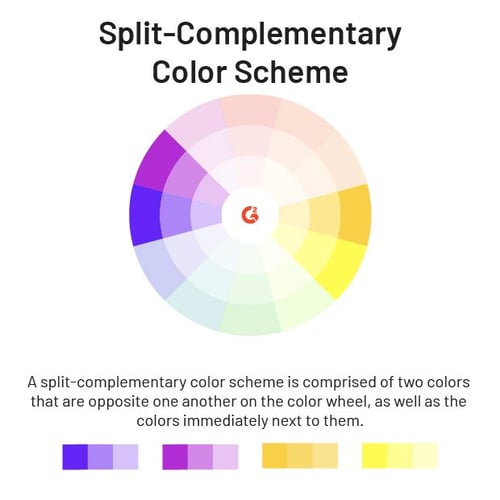 split-complementary color
