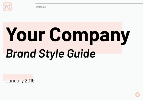 style guide cover