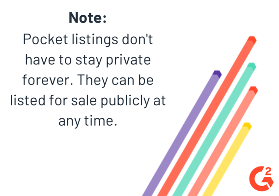 note about pocket listings