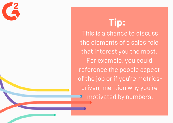 sales interview questions tip