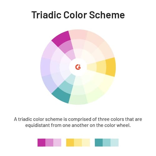 triadic color scheme