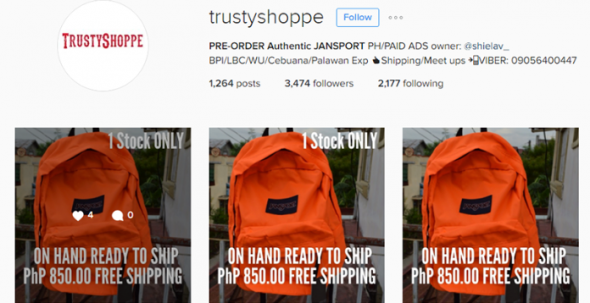 trusty shoppe IG