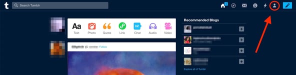 tumblr dashboard
