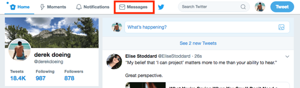 Twitter Messages
