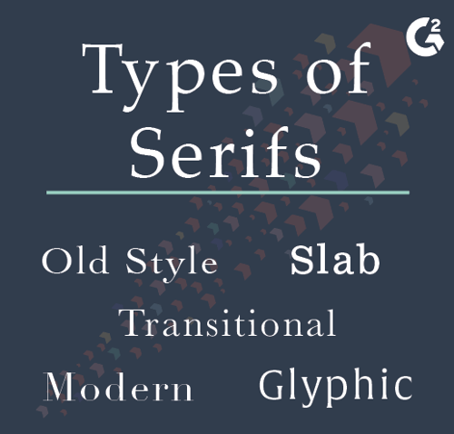 types of serif fonts