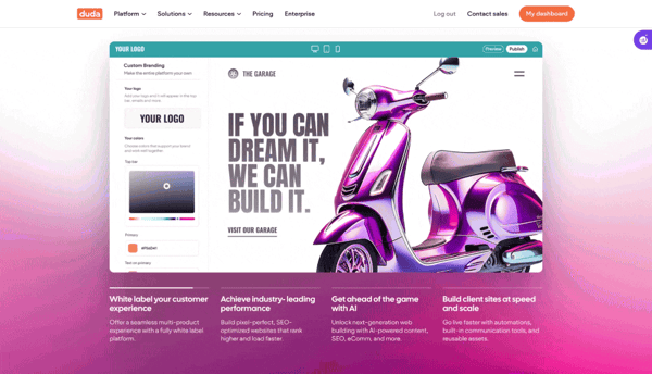 Duda web design templates