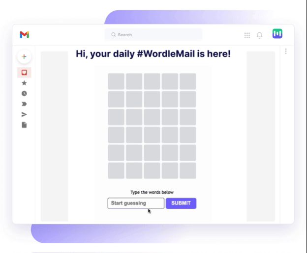 gamification with interactive emails