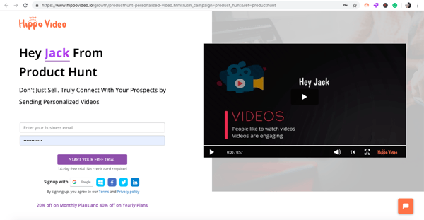 unified experiences by landing pages