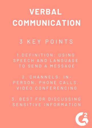 key points for verbal communication