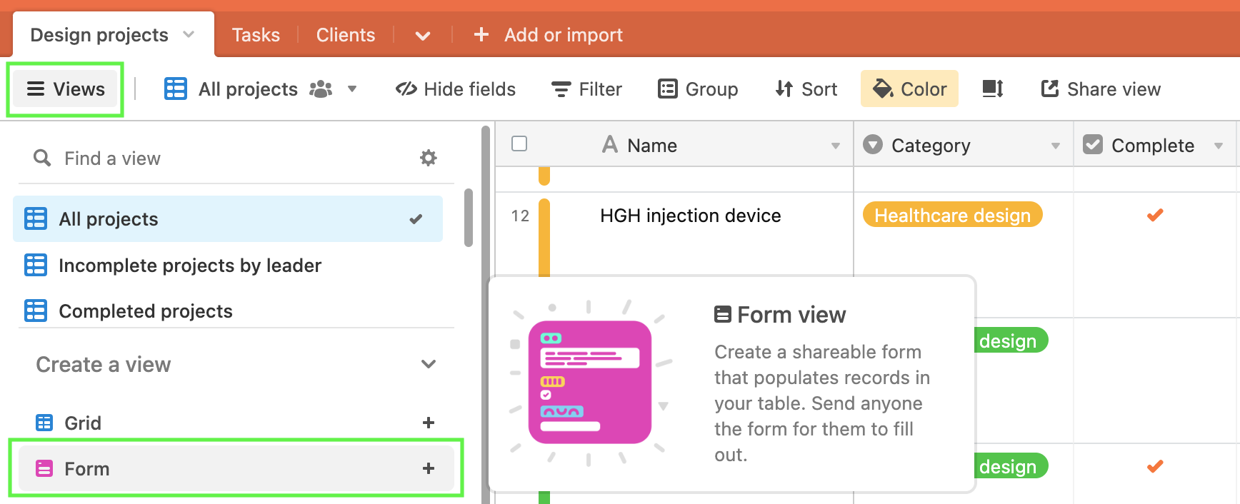Airtable dynamic form view for collecting and organizing data efficiently