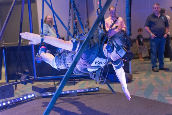 example of VR flight