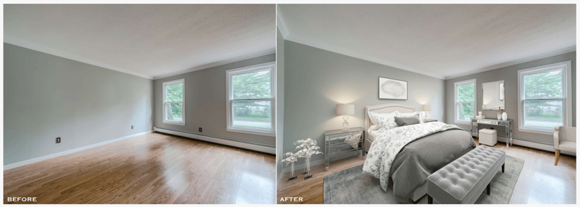 virtual staging example bluesketch