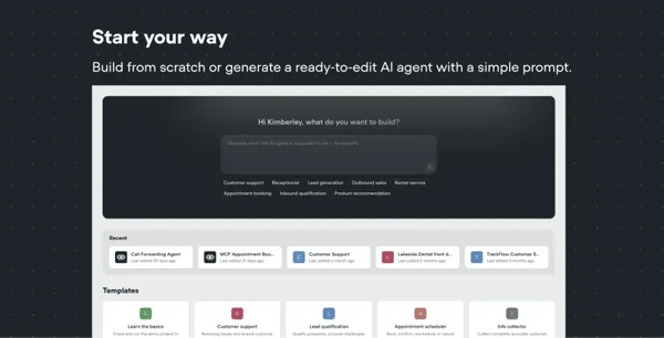 Agentic workflows in Voiceflow