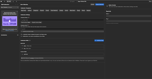webflow cms