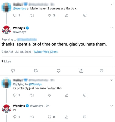 wendy's twitter interaction