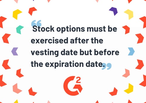 When to exercise stock options