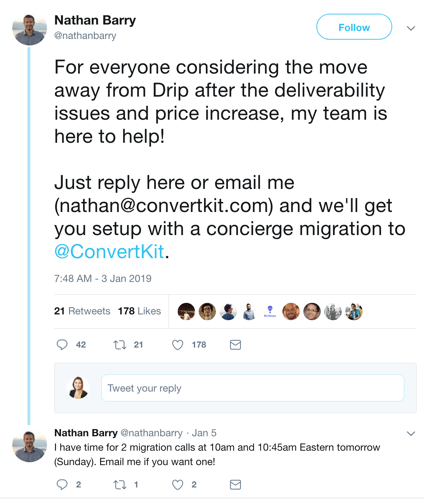 winning customers from competitors