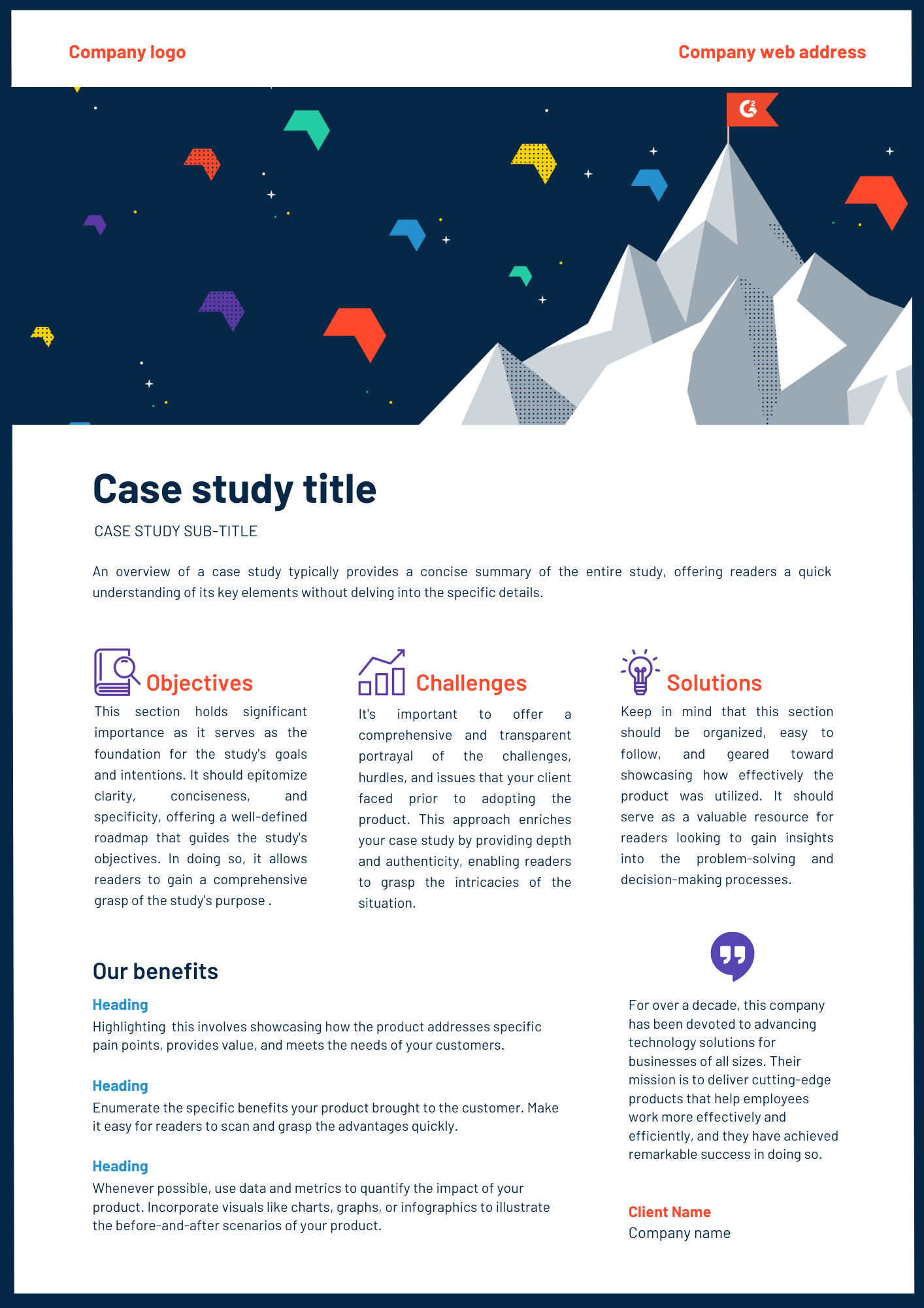 Case Study Template