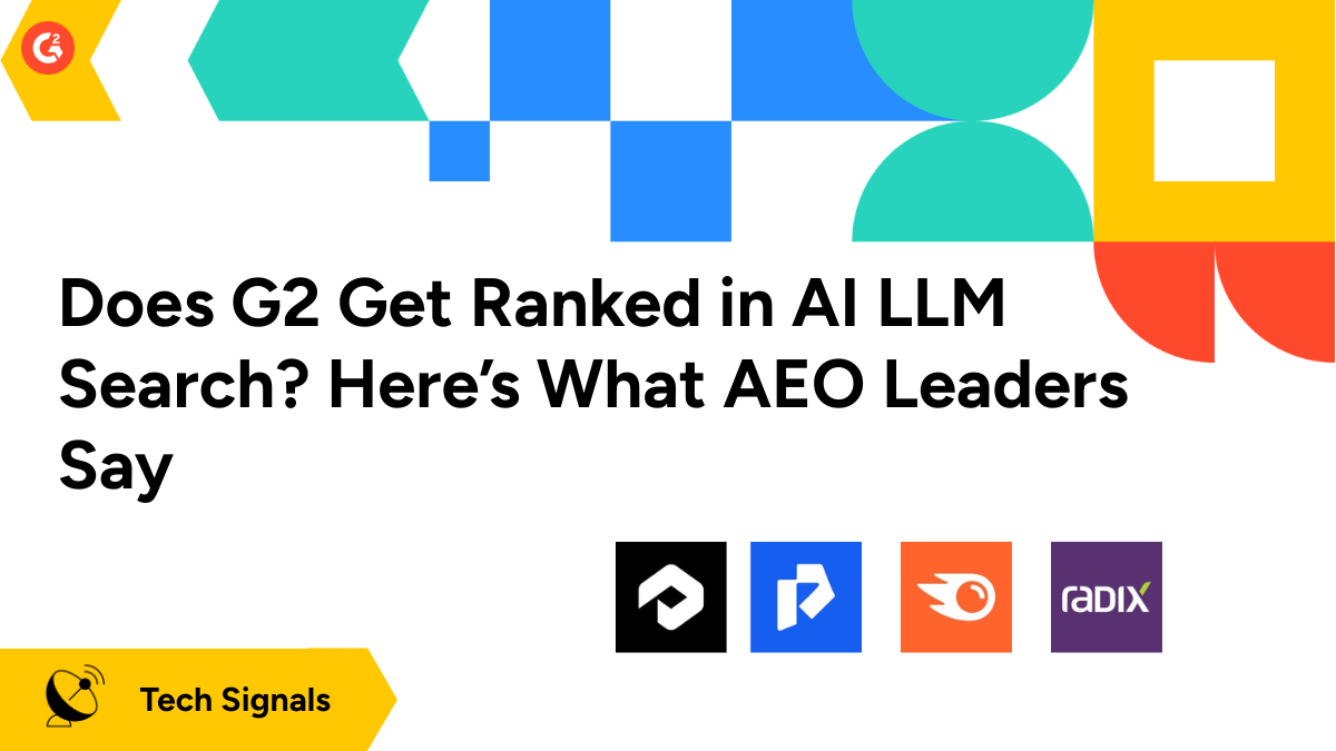 Does G2 Get Ranked in AI LLM Search? 