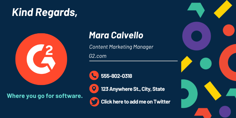 Email Signature Example