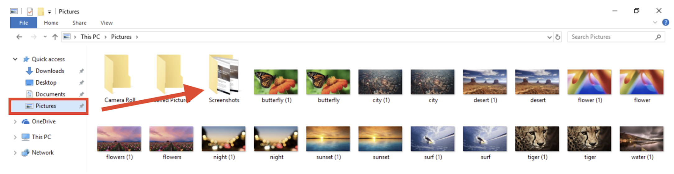 Windows-screenshots-folder