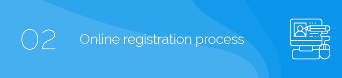 online registration process