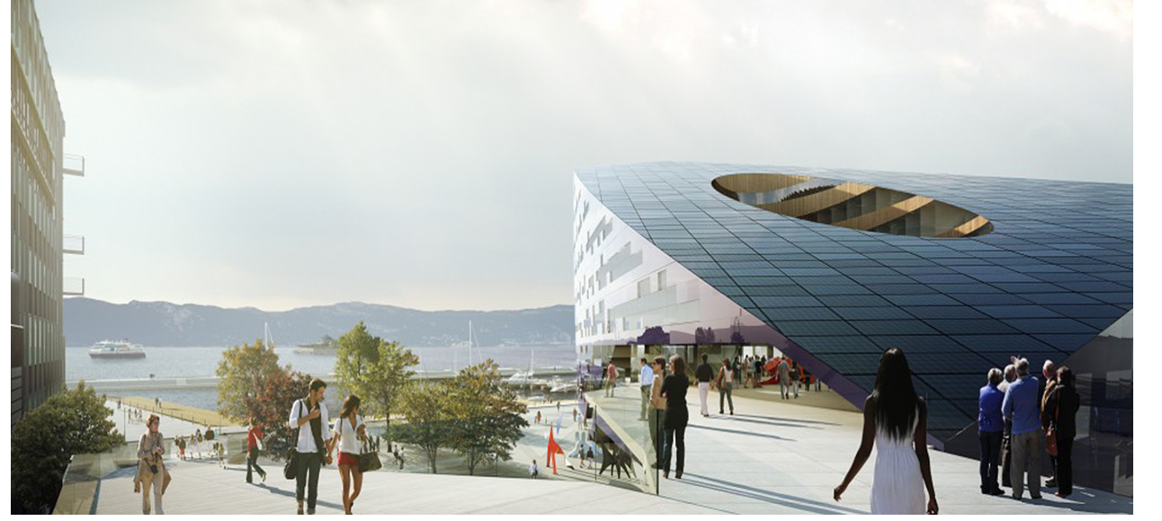 design of the Powerhouse One in Trondheim, Norway