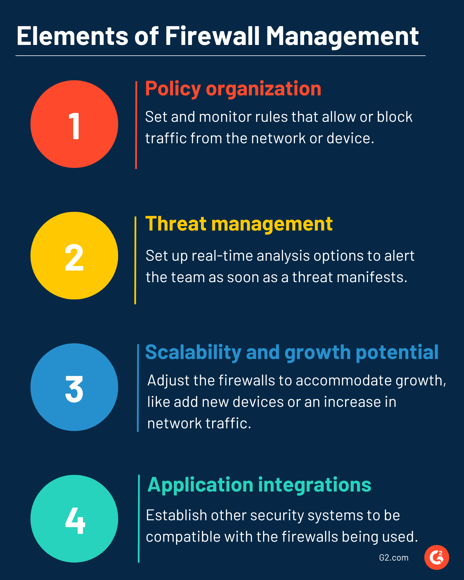 basic elements of firewall management